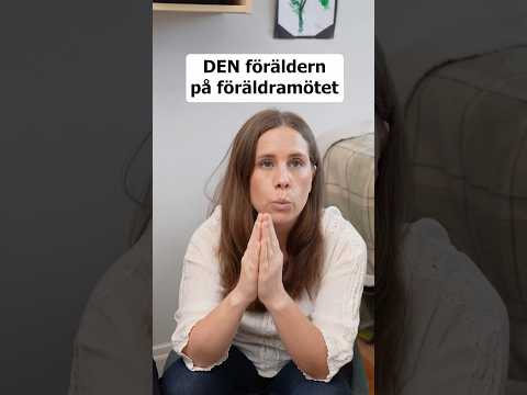 Har ni också träffat DEN föräldern? 😅 #humor #föräldrar #föräldramöte #förskola #skola