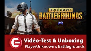 Vido-Test : [Vido Test] PlayerUnknown's Battlegrounds - PUBG sur PS4 + Unboxing Kit Presse FR