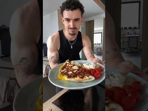 Trying recipes I found on TikTok: Shaved halloumi eggs by @ lilyshealthblog (on TikTok) 🤨🤨🤨🤨
