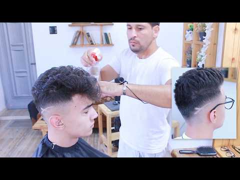 Talking Haircut - awesome hair cutting tutorial with machine and scissors sound - asmr barber