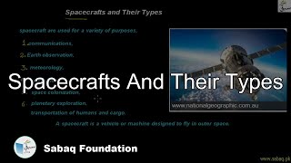 Spacecrafts And Their Types
