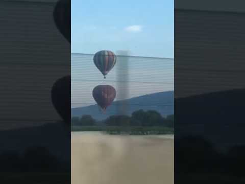 Globos aerostáticos en pirámides de Teotihuacán, ¿Te subirías? #like #teotihuacan #youtubeshorts