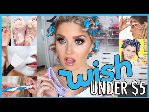 Trying WISH APP Beauty Gadgets ?? 5 UNDER $5