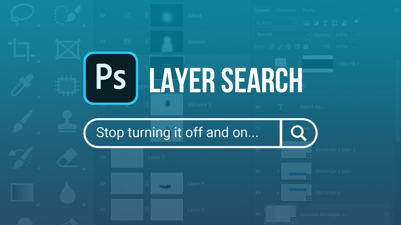 The Super Advanced Layer Search Engine in Photoshop!