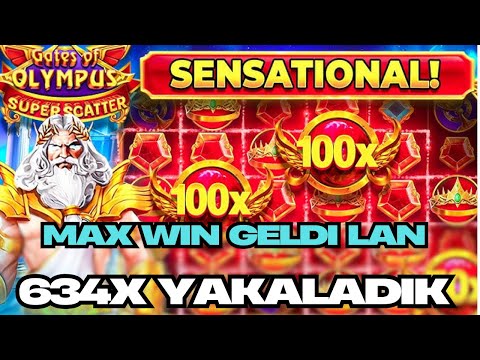 Gates Of Olympus SUPER SCATTER 500x l 634x TEKTE l 500xLER 1000xLER ÇARŞI PAZAR KARIŞTI MAX WIN