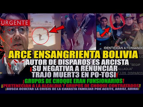 FIN DE ARCE. CAE AUTOR DE DISP4ROS EN LLALLAGUA, ES FUNCIONARIO DEL GOBIERNQ