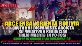 FIN DE ARCE. CAE AUTOR DE DISP4ROS EN LLALLAGUA, ES FUNCIONARIO DEL GOBIERNQ