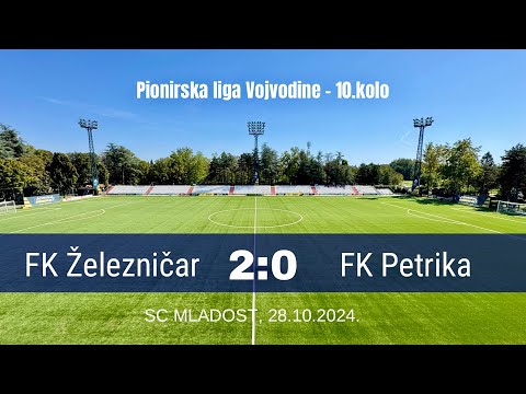 PIONIRI: FK Železničar - FK Petrika (Novi Sad) 2:0 (0:0)