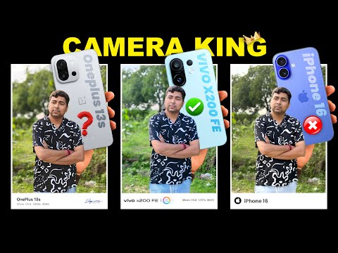 vivo X200 FE vs OnePlus 13s vs iPhone 16 - In Depth Camera Test