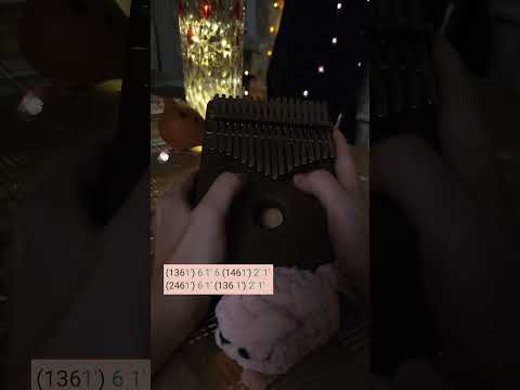 Котику сіренький на калімбі з табами #kalimba