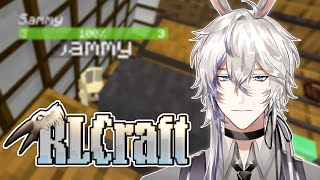RLCraft with Samuel Part 1 "กระต่ายขาว 1 สัปดาห์ใน RLcraft" #FloraVSer
