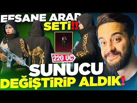 OHA! OYUNUN EN İYİ SETİ ARAP SUNUCUSUNA GELMİŞ! 220 UC YE GİDİP ALDIK! (EFSANE) PUBG Mobile