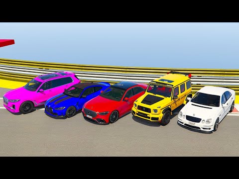 العاب سيارات السباق و جي كلاس و بي ام في ماب السرعه