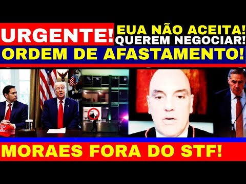 ORDEM DE AFASTAMENTO CHEGOU! TRUMP AUTORIZA MAGNISTSKY SUPREMO ENTREGA MORAES É O FIM!