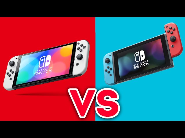 NINTENDO SWITCH OLED vs  NINTENDO SWITCH