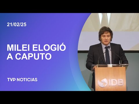 Javier Milei expuso en el BID