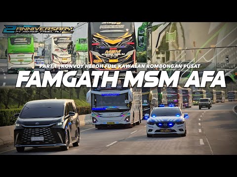 [ MOMEN KONVOY MAHAL MSM AFA WISATA ! ] LEBIH HEBOH DARI TAHUN LALU ! - Trip Family Gathering Part 1