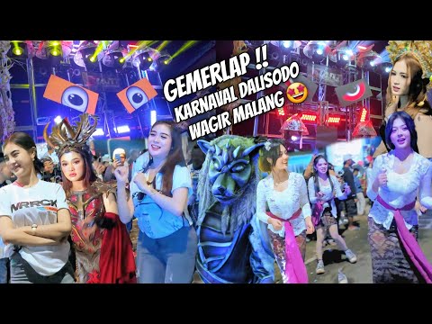 WOW ! Karnaval Dalisodo Wagir Malang , Tradisi Modernitas Sound Horeg Bikin Takjub