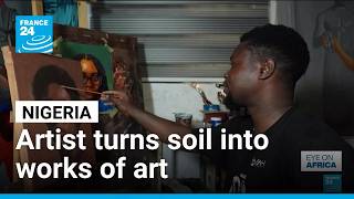 YouTube video thumbnail: Nigerian Artist Transforms Ordinary Clay Into Intricate Works of Art