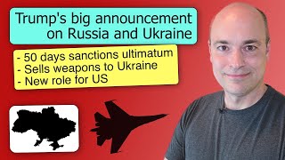 Weapons sales and a 50 days ultimatum to Putin: What did Trump announce?