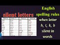 Silent Letters in English