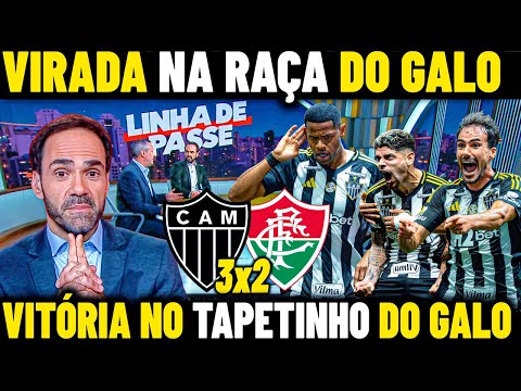IMPRENSA ENCANTADA COM A VIRADA DO GALO NO BRASILEIRO! ATLÉTICO MG 3x2 FLUMINENSE NOTICIAS DO GALO