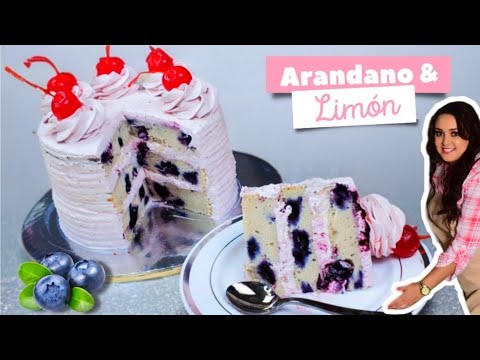 COMO hacer un DELICIOSO PASTEL de Arándanos y LIMON 🫐 Receta Facil