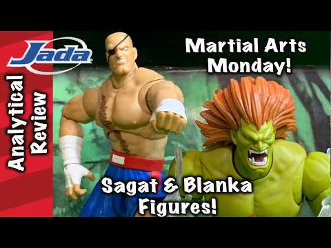 Blanka & Sagat Jada Street Fighter Figures Martial Arts Monday