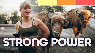 HANTLE & CARDIO 💪 35 MIN | Trening STRONG POWER z żubrami 🦬