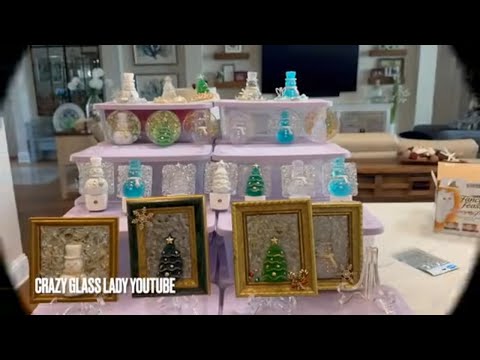 Epoxy resin art IntoResin molds on nightlights, framed glass , ornaments & more