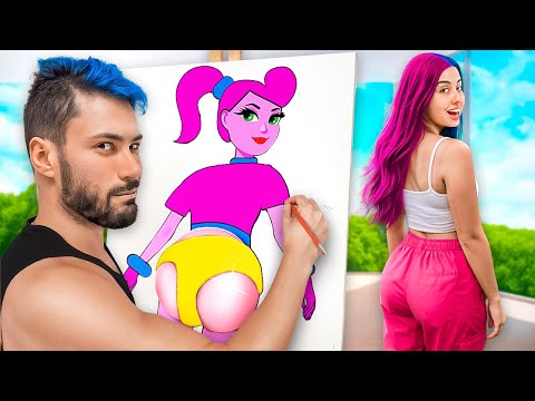 QUEM PINTAR o PIOR DESENHO com MINI DUDU e CAROL