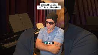 Jalen Brunson goes off on Mamdani! #comedy #shorts #satire #jalenbrunson #zohranmamdani #impression