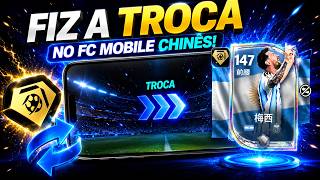 😱 Fiz a TROCA do MESSI 147 no FC Mobile CHINÊS! 🇨🇳