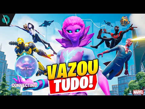 VAZOU TUDO! FORTNITE TEMPORADA 4 CAPITULO 3 VAZAMENTOS