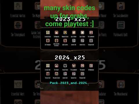 GIVING AWAY 150 DST Skin Codes (Crabpack, Meepsack, Starter Packs 2023 + 2024)