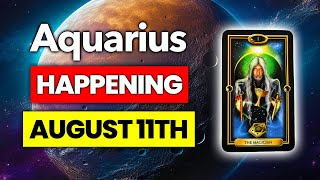 AQUARIUS - "It's FINALLY Moving! This is MASSIVE for You!" August 11th - 17th Tarot Reading