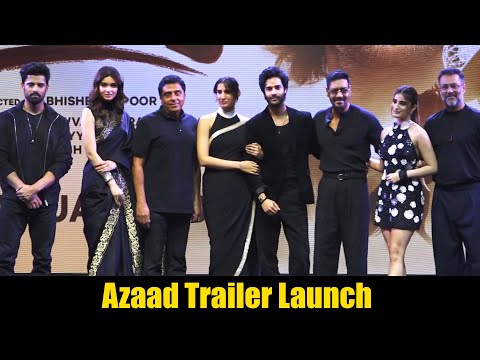 AZAAD Movie Trailer Launch  Ajay Devgn, Aaman, Rasha Thadani, Mohit Malik  Abhishek Kapoor