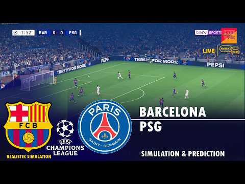 Barcelona - PSG | UEFA Champions League 2026/27 |Simulation &amp; Prediction Simulation PES