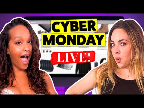Video: Cyber Monday Shopping Challenge - LIVE! *prizes & deals!*