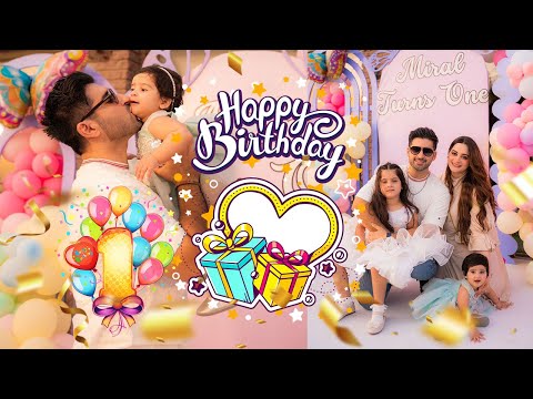 FIRST BIRTHDAY CELEBRATION OF MIRAL | HAPPY BIRTHDAY TO YOU | 2024