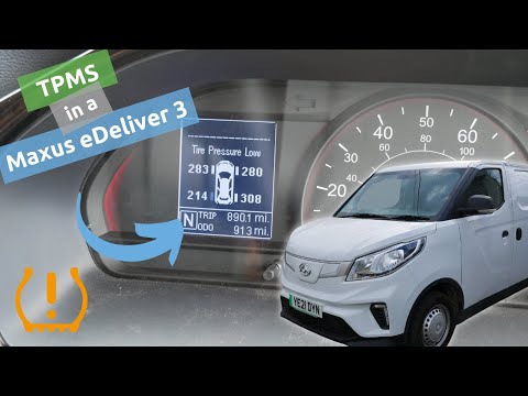All things tyres and TPMS in the Maxus eDeliver 3 electric van