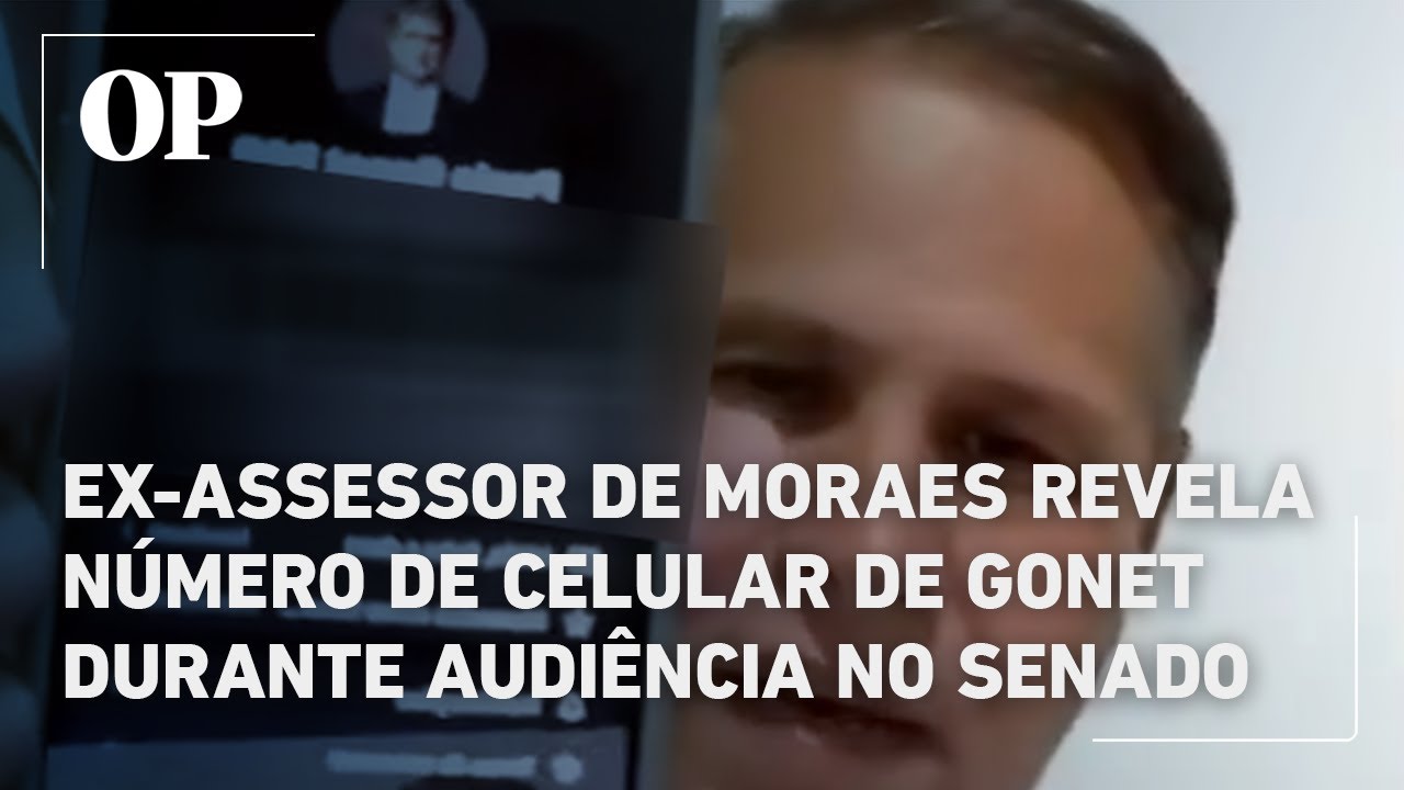 Ex assessor de Moraes revela número de celular de Paulo Gonet durante audiência no Senado