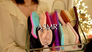 【ASMR】Blissful Hair Brushing💜 ASMR for Peaceful Sleep and Calm🕊 No Talking