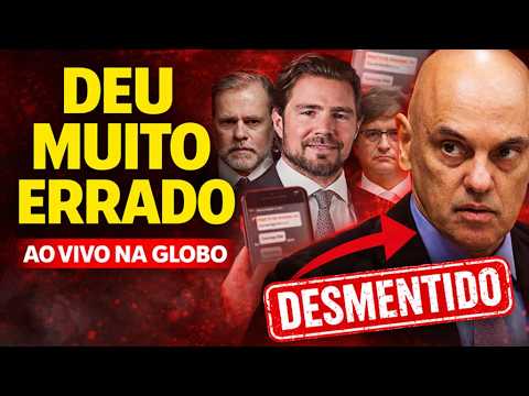 GLOBO DESMENTE MORAES AO VIVO: O STF CHEGOU AO LIMITE?