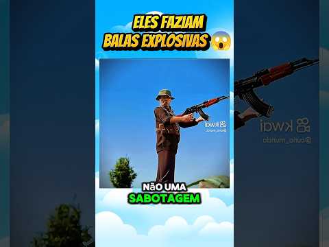 ELES FAZIAM BALAS EXPLOSIVAS 😱#curiosidades #fatoscuriosos #descobert #guerra  #shorts