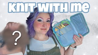 PRO crocheter learns to KNIT for the FIRST TIME!