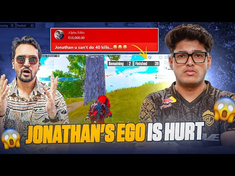 Chat Challenged @JONATHANGAMINGYT For 40 KILLS & This Happened || Mayur Gaming React