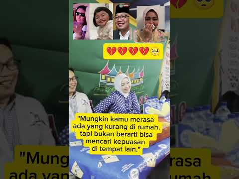Semoga Bu cinta tetap bertahan dengan cobaan berat ini 🥺🥺#ridwankamil#bucinta#lisamariana
