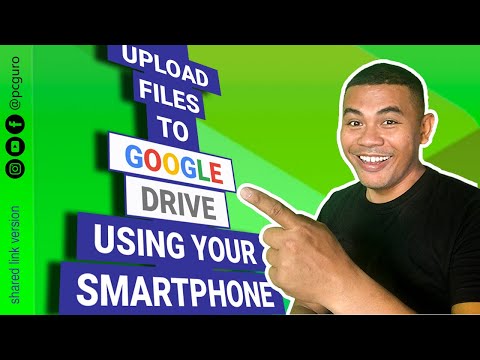 Upload files to Google Drive using your Smartphone via a Shared link