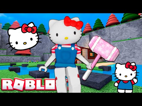 VIREI A HELLO KITTY NO MARRETÃO - Roblox - Flee The Facility